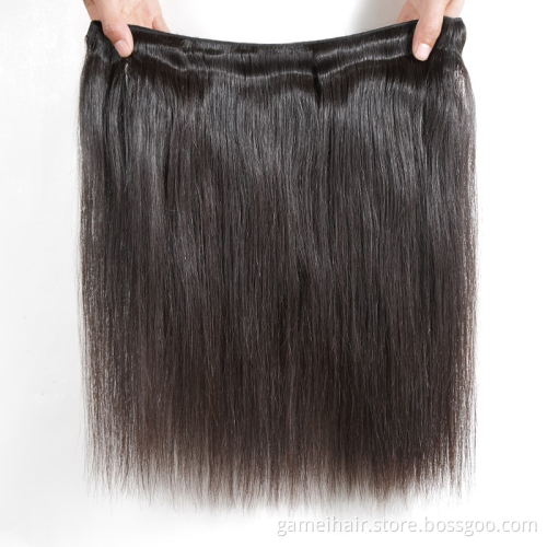10A Grade Brazilian Human Straight Hair Long Silky Straight Virgin Hair Bundle Cuticle Aligned Straight Virgin Human Hair Bundle